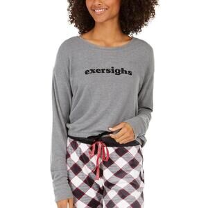 Jenni Womens Tie-Waist Pajama Top Size L